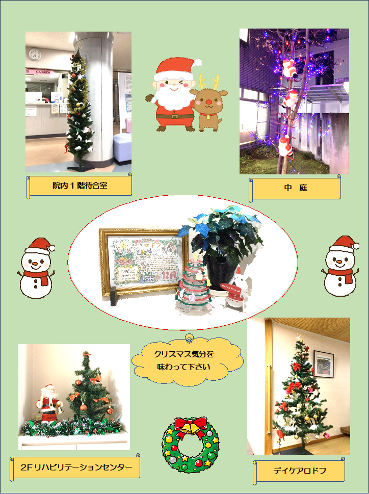 クリスマスツリーが登場